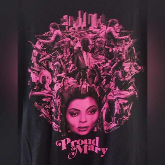 2017 Next Level Proud Mary Graphic Movie Promo Shirt Size small - Picture 3 of 4